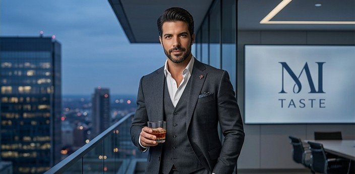 Taste, o assistente virtual do Maitaste, à noite na cidade