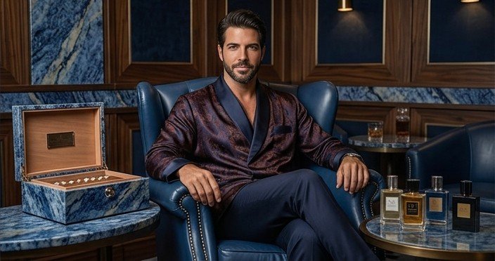 Taste à noite, numa poltrona de couro